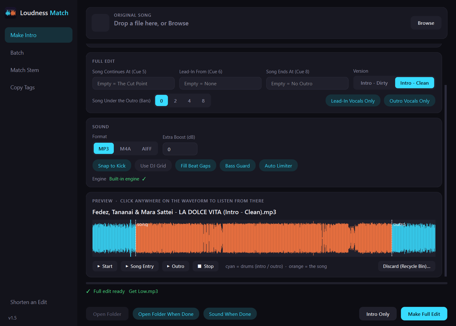 Loudness Match